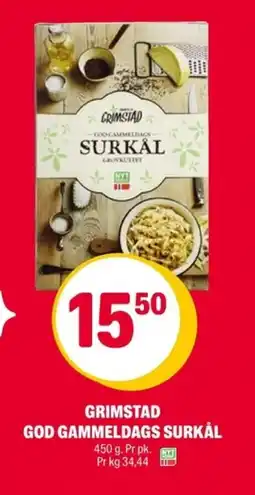 Coop Extra GRIMSTAD God gammeldags surkål tilbud