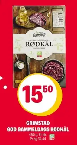 Coop Extra GRIMSTAD God gammeldags rødkål tilbud