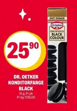 Coop Extra DR. OETKER Konditorfarge black tilbud