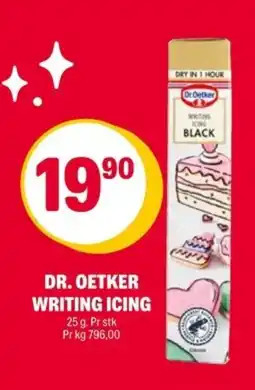 Coop Extra DR. OETKER Writing icing tilbud