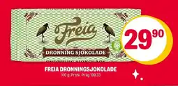 Coop Extra FREIA Dronningsjokolade tilbud