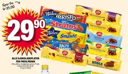 Coop Extra Alle sjokoladeplater fra freia/nidar tilbud