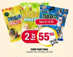 Coop Extra COOP Partymix tilbud