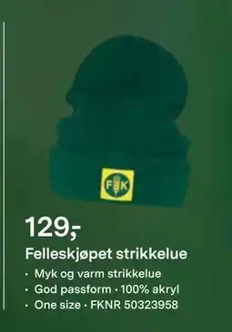 Felleskjøpet Felleskjøpet strikkelue, NOK 129 tilbud