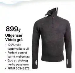 Felleskjøpet Ullgenser Vidda grå, NOK 899 tilbud