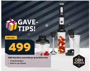 Megaflis OBH Nordica stavmikser precision mix, NOK 499 tilbud