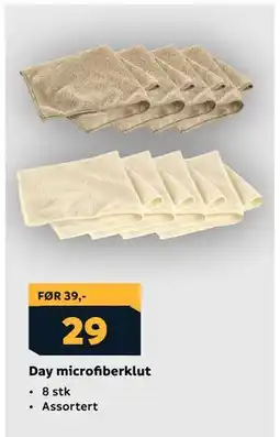 Megaflis Day microfiberklut, NOK 29 tilbud