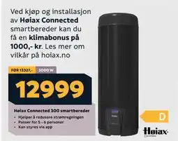 Megaflis Høiax Connected 300 smartbereder, NOK 12999 tilbud