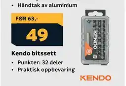 Megaflis Kendo bitssett, NOK 49 tilbud