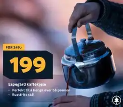 Megaflis Espegard kaffekjele, NOK 199 tilbud