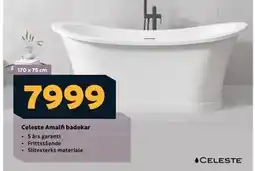 Megaflis Celeste Amalfi badekar, NOK 7999 tilbud