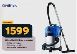 Megaflis Nilfisk Multi 22 Inox støvsuger, NOK 1599 tilbud