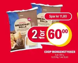Coop Extra COOP Morgenstykker tilbud