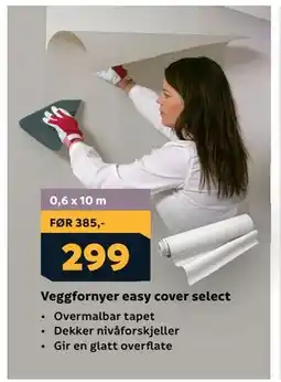 Megaflis Veggfornyer easy cover select, NOK 299 tilbud