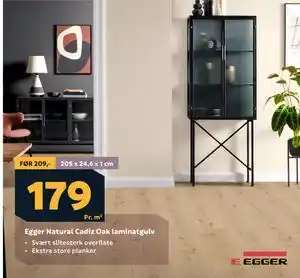 Egger Natural Cadiz Oak laminatgulv, NOK 179