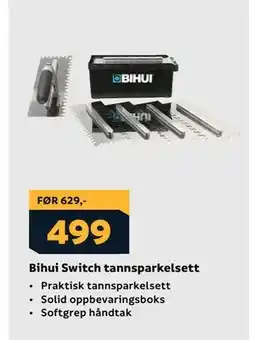 Megaflis Bihui Switch tannsparkelsett, NOK 499 tilbud