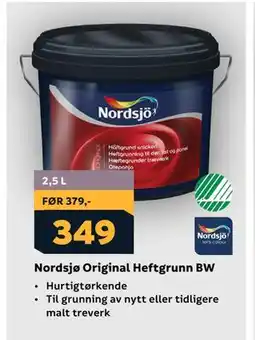 Megaflis Nordsjø Original Heftgrunn BW, NOK 349 tilbud