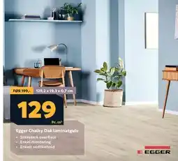 Megaflis Egger Chalky Oak laminatgulv, NOK 129 tilbud
