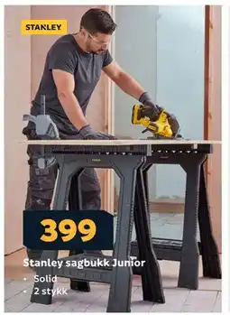 Megaflis Stanley sagbukk Junior, NOK 399 tilbud