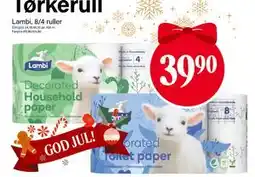Nærbutikken Lambi, 8/4 ruller, NOK 39.9 tilbud