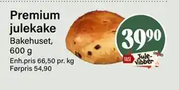 Nærbutikken Premium julekake, NOK 39.9 tilbud
