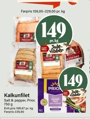 Kalkunfilet, NOK 149