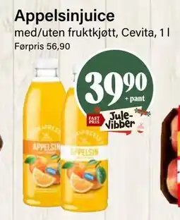 Nærbutikken Appelsinjuice, NOK 39.9 tilbud