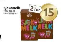 Joker Sjokomelk, NOK 15 tilbud