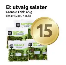 Joker Et utvalg salater, NOK 15 tilbud