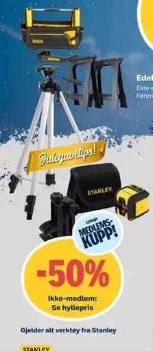 Obs Bygg Gjelder alt verktøy fra Stanley tilbud