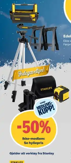Obs Bygg Gjelder alt verktøy fra Stanley tilbud