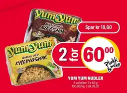 Coop Extra YUM YUM Nudler tilbud