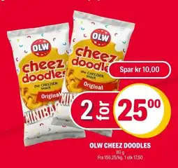 Coop Extra OLW Cheez doodles tilbud
