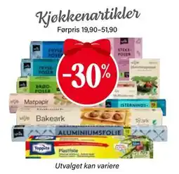 Nærbutikken Kjøkkenartikler tilbud