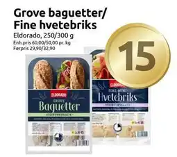 Joker Grove baguetter/ Fine hvetebriks, NOK 15 tilbud