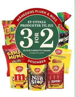 Joker ET UTVALG PRODUKTER TIL JUL tilbud