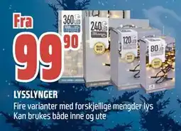 Obs Bygg LYSSLYNGER tilbud