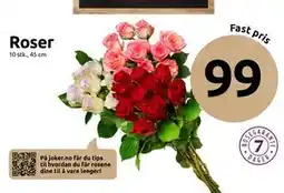 Joker Roser, NOK 99 tilbud