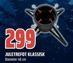Obs Bygg JULETREFOT KLASSISK, NOK 299 tilbud