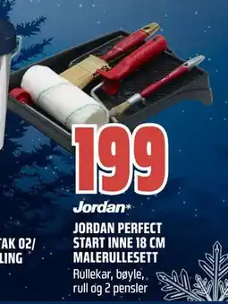 Obs Bygg JORDAN PERFECT START INNE 18 CM MALERULLESETT, NOK 199 tilbud