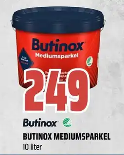 Obs Bygg BUTINOX MEDIUMSPARKEL, NOK 249 tilbud