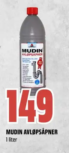 Obs Bygg MUDIN AVLØPSÅPNER, NOK 149 tilbud