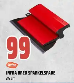 Obs Bygg INFRA BRED SPARKELSPADE, NOK 99 tilbud