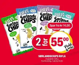 Coop Extra SØRLANDSCHIPS Rifla tilbud