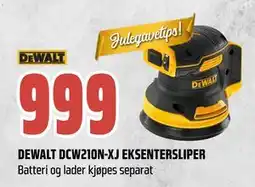 Obs Bygg DEWALT DCW210N-XJ EKSENTERSLIPER, NOK 999 tilbud