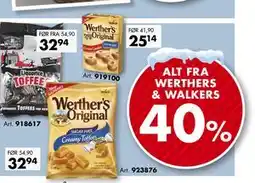 Sparkjøp ALT FRA WERTHERS & WALKERS tilbud