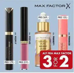 Sparkjøp ALT FRA MAX FACTOR tilbud