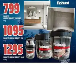 Obs Bygg ROBUST MIKROSEMENT TOPPING, NOK 799 tilbud