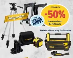 Obs Bygg STANLEY tilbud