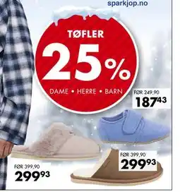 Sparkjøp TØFLER tilbud